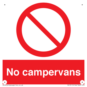 No campervans